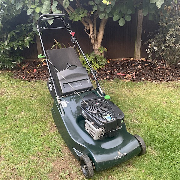 Hayter Harrier 56 Self Propelled Petrol Lawn Mower with Steel Roller Gallery Image