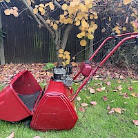 Suffolk Punch 17s petrol cylinder mower Gallery Image Thumbnail