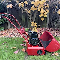 Suffolk Punch 17s petrol cylinder mower Gallery Image Thumbnail